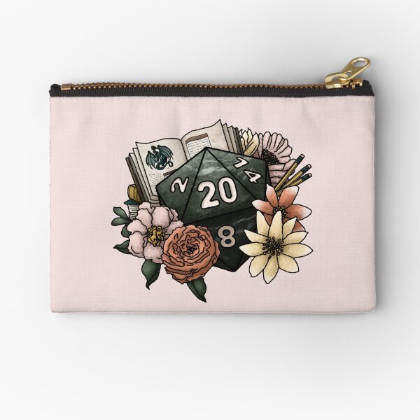 Dungeon Master D20 - Tabletop Gaming Dice Zipper Pouch