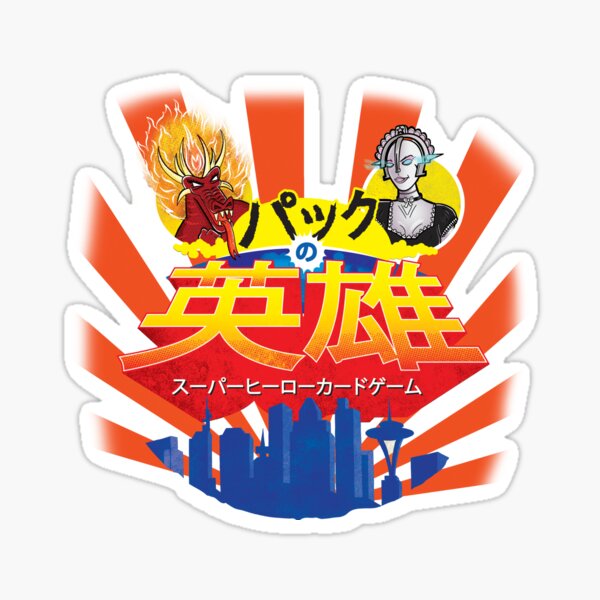 Japanese Pack Of Heroes - Hot Foot Vs Rose 3000 Sticker