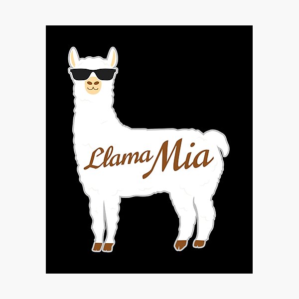 Llama For Men Photographic Prints for Sale