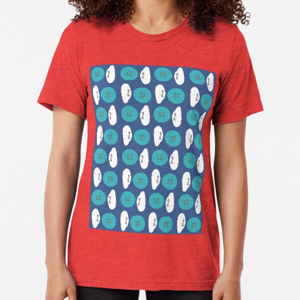 Geometric jellyfish Tri-blend T-Shirt