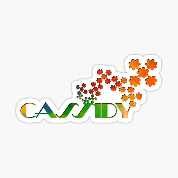 The Name Game Cassidy Sticker For Sale By Immortality Redbubble 6908