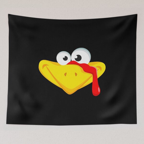 Item preview, Turkey Face Funny Thanksgiving Day designed and sold by BUBLTEES.