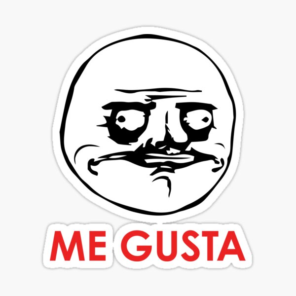 Adesivo - Me Gusta Meme Guy Face