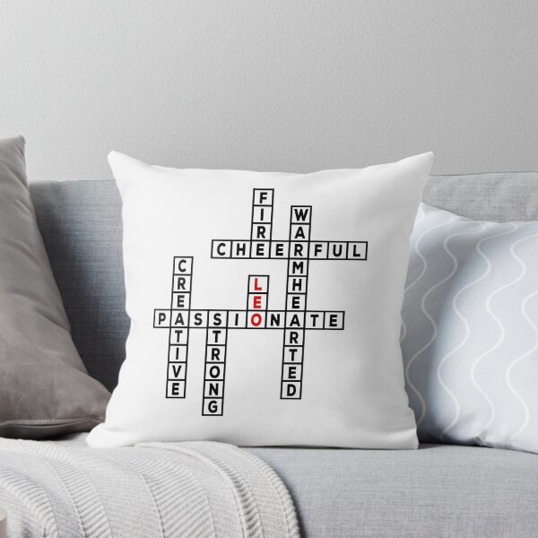 Item preview, Zodiac Leo Sign Crossword Puzzle designed and sold by DeesDeesigns.