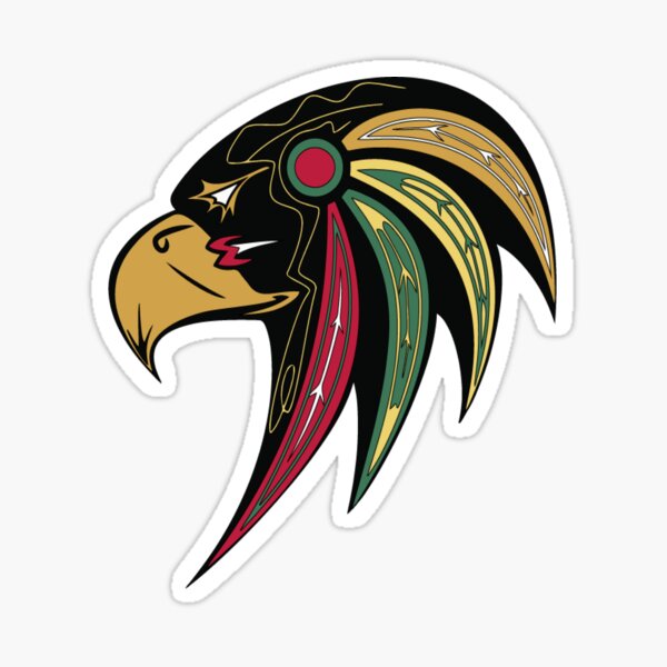 Chicago Blackhawks Retro - 4x4 Vinyl Sticker