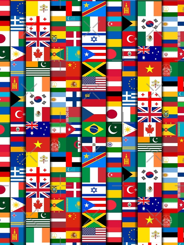 60 Flags of the Countries of the World, International Gift | Leggings ...