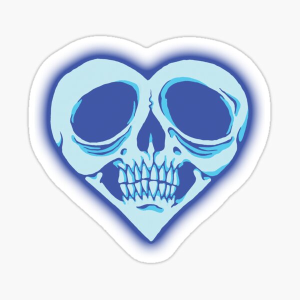 Ghost Heart Sticker