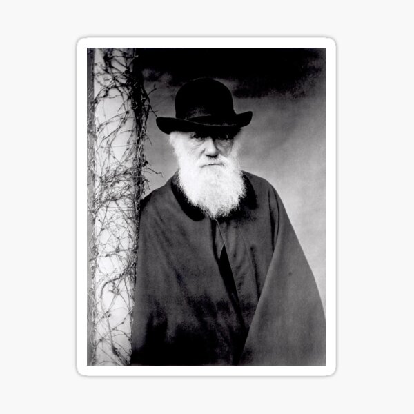 Charles Darwin Sticker