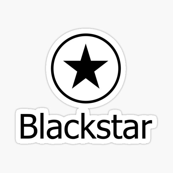 Black Star Sticker