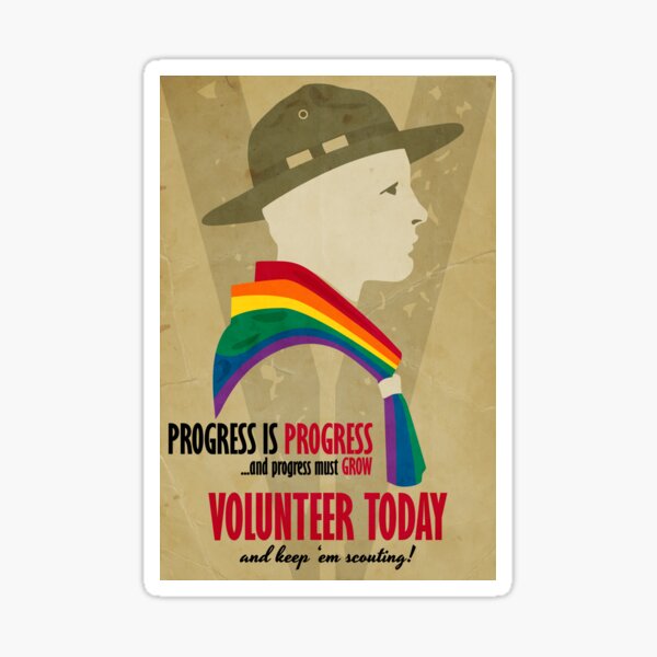 Progress Must Grow Sticker