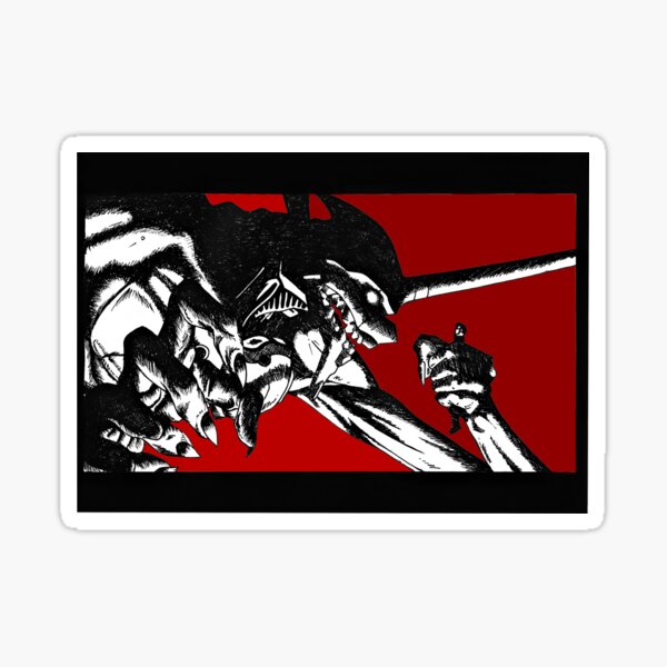 Vista previa del artículo con la obra «Eva 01 - Fin de Evangelion», diseñado y vendido por geothegreek.
