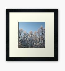 clear sky Framed Print