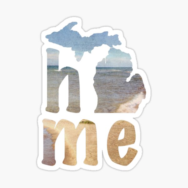 Michigan Home Sticker