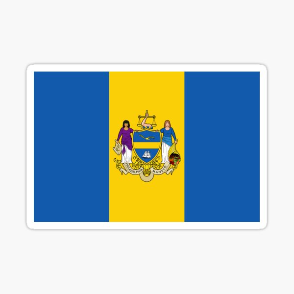 Flag of Philadelphia Sticker