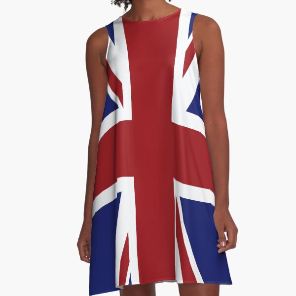 union jack maxi dress