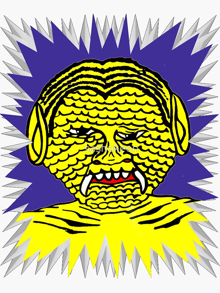 "Butter Face" Sticker for Sale by sashakeen Redbubble