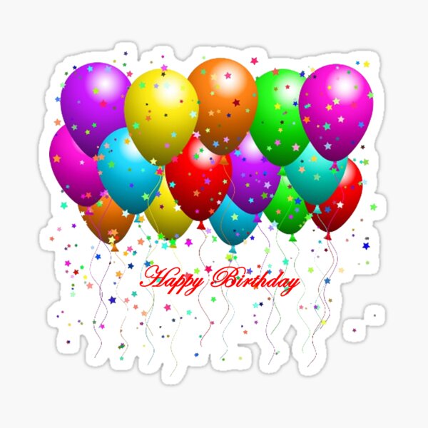 Birthday Balloon Stickers, st Birthday, First Birthday, Balloon