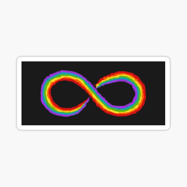 Rainbow Infinity Sticker