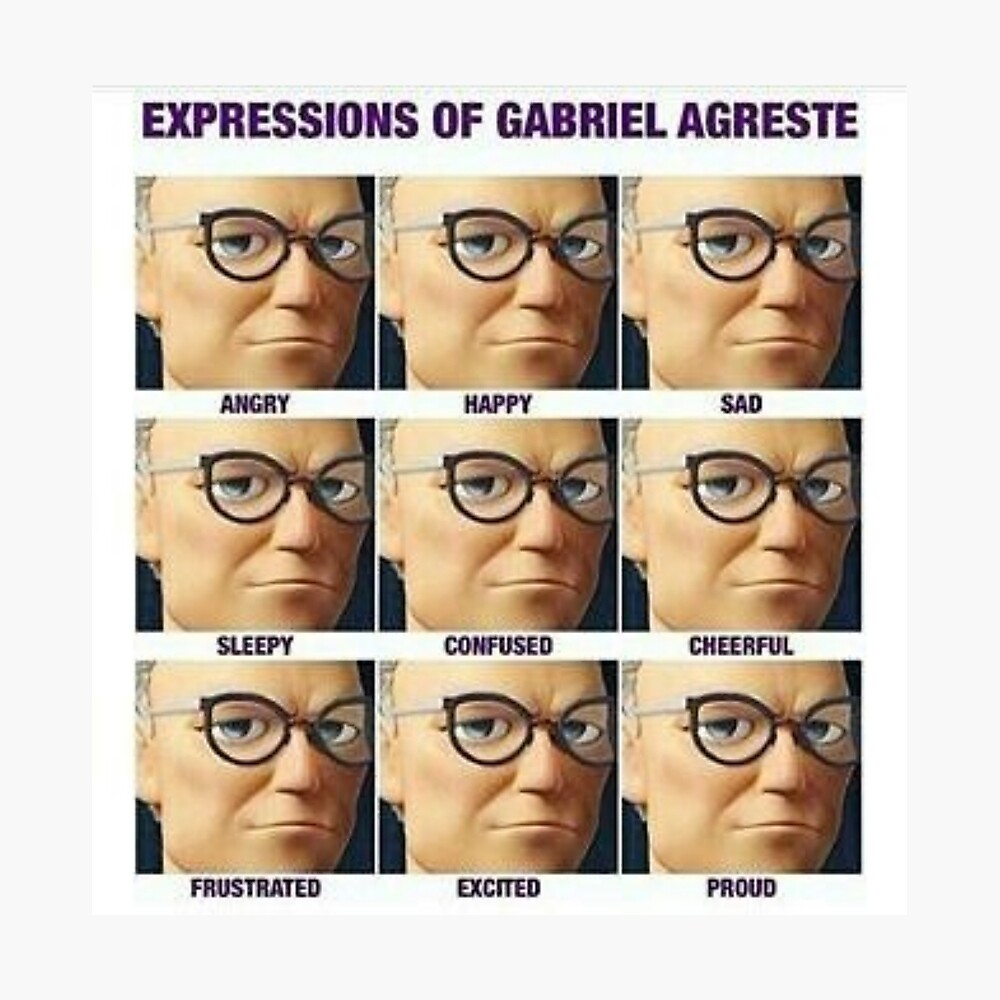 Expressions Of Gabriel Agreste Poster By Mommylife Redbubble Expressions Of Gabriel Agreste Poster By Mommylife Redbubble