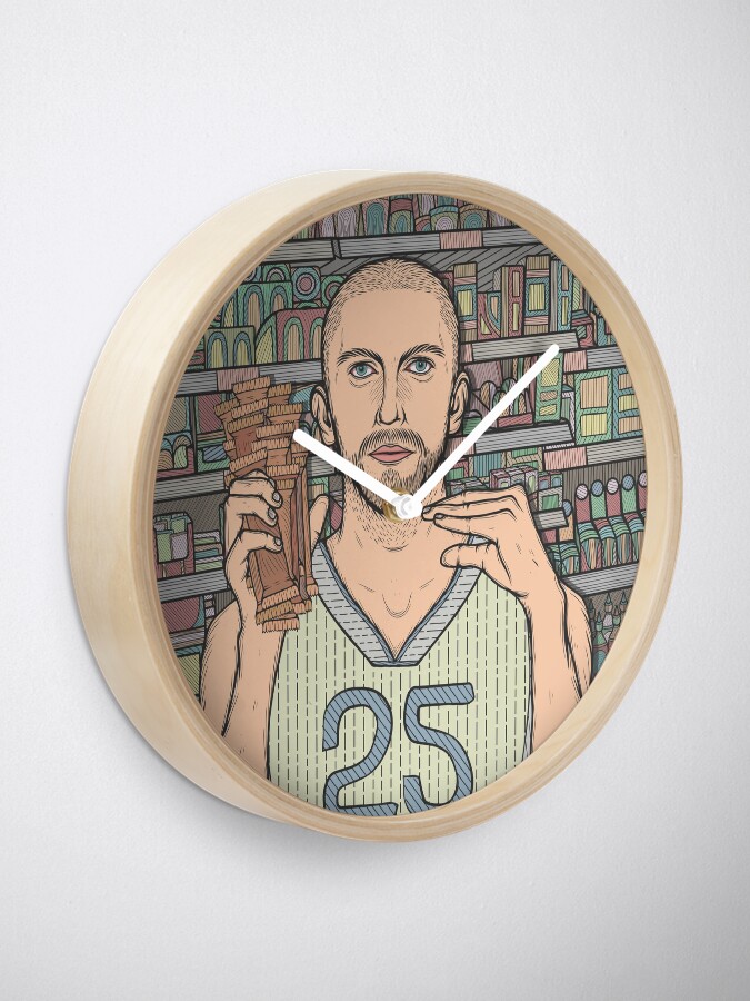 Alternate view of I saw Steve B at a grocery store Clock
