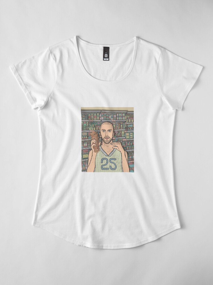 Alternate view of I saw Steve B at a grocery store Premium Scoop T-Shirt
