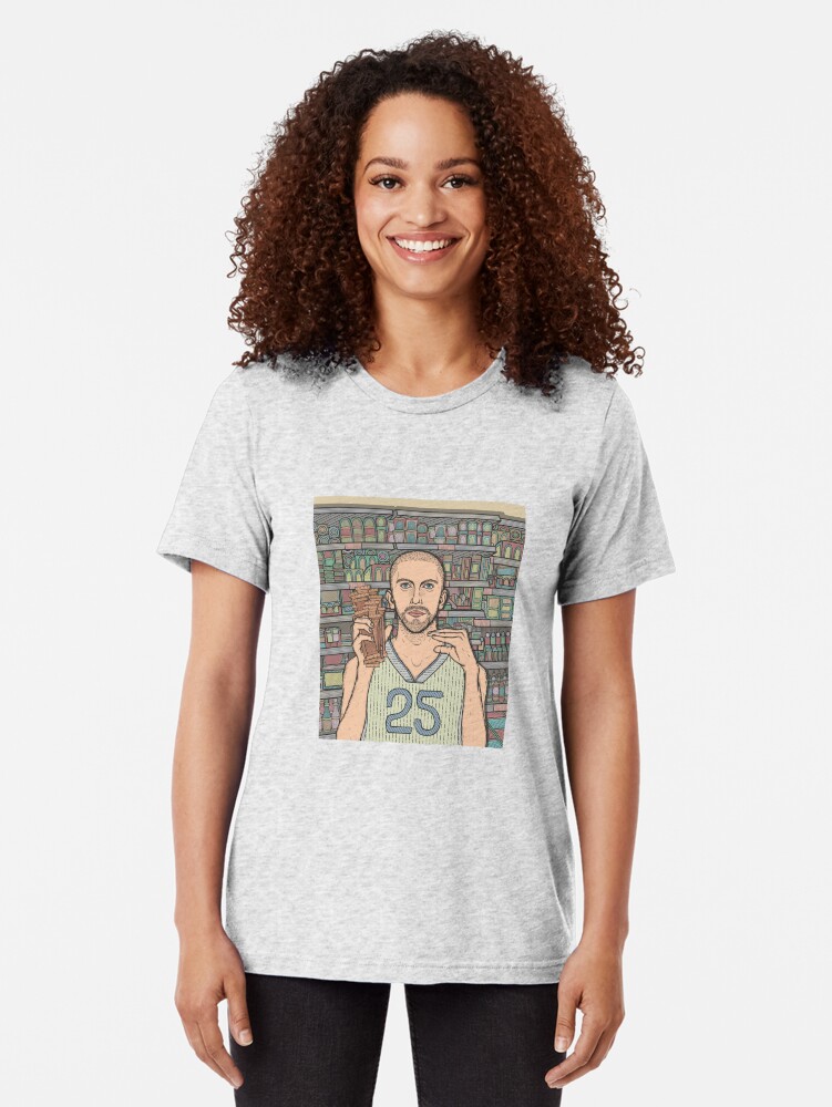 Alternate view of I saw Steve B at a grocery store Tri-blend T-Shirt