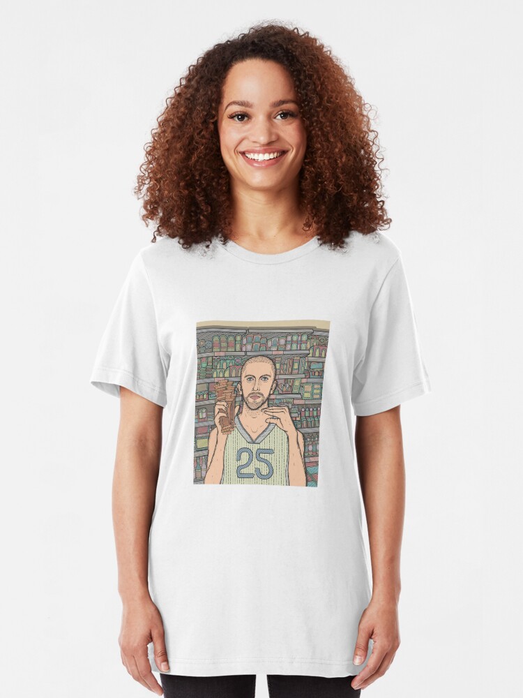 Alternate view of I saw Steve B at a grocery store Slim Fit T-Shirt