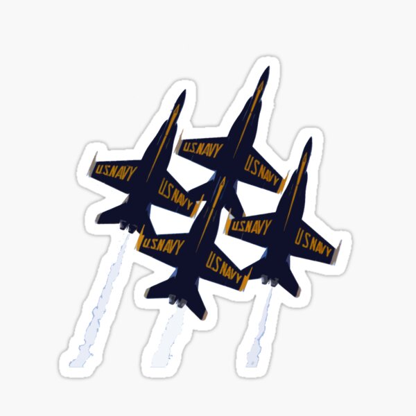 Blue Angels Formation Sticker