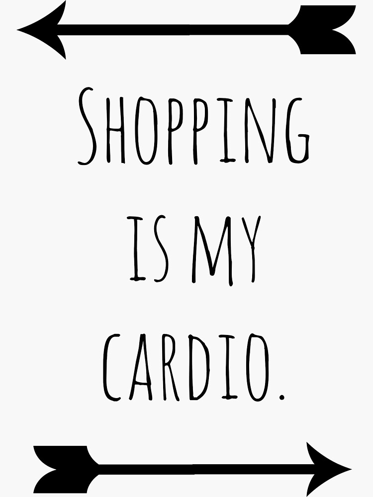 is my cardio" Sticker for Sale by inspoalamode Redbubble