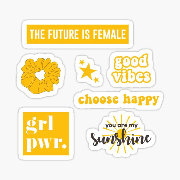Yellow Sticker Pack Sticker
