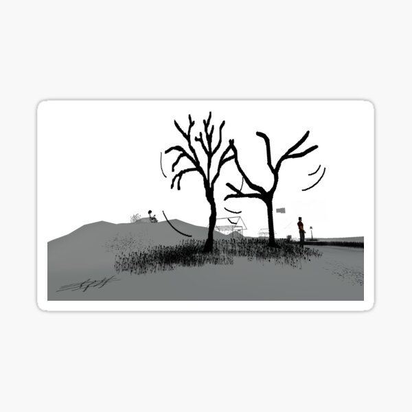 Windswept Sticker