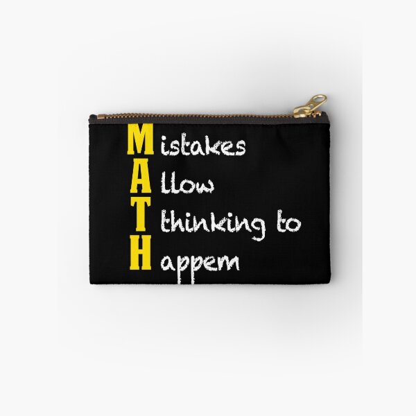 Item preview, MAth Design Funny Math Gifts Mistakes Allow Thinking designed and sold by drwigglebutts.