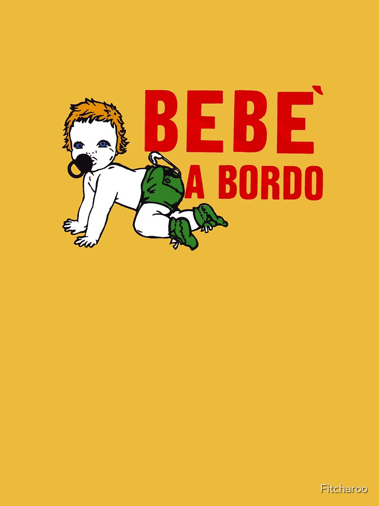 Bebe' a Bordo Sticker for Sale by Fitcharoo