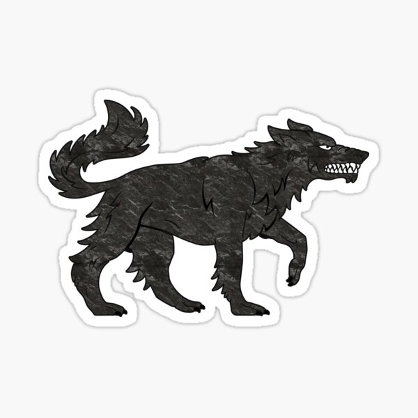 Game of Thrones House Stark Sigil Image Logo Peel Off Sticker