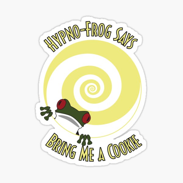 Hypno-Frog (Cookie) Sticker