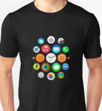 Camiseta ajustada Apple Watch Face - Aplicaciones
