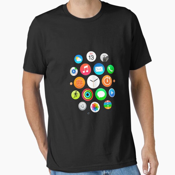 Vista previa del artículo con la obra «Esfera del Apple Watch: aplicaciones», diseñado y vendido por indicap.