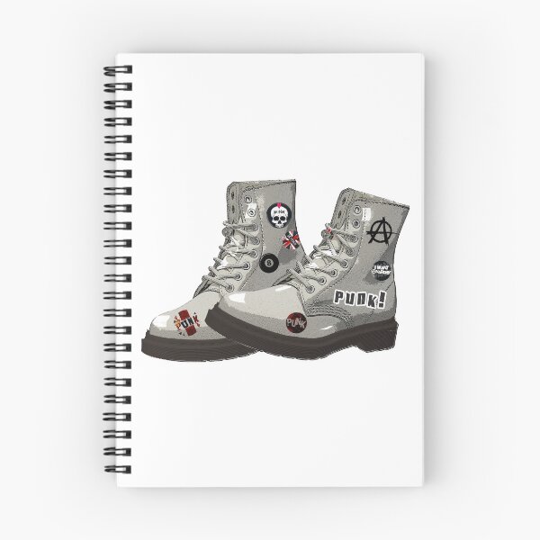 Item preview, Zapatos PUNKY! Blanco y negro - pintura digital por Iona Art Digital designed and sold by IonaArtDigital.