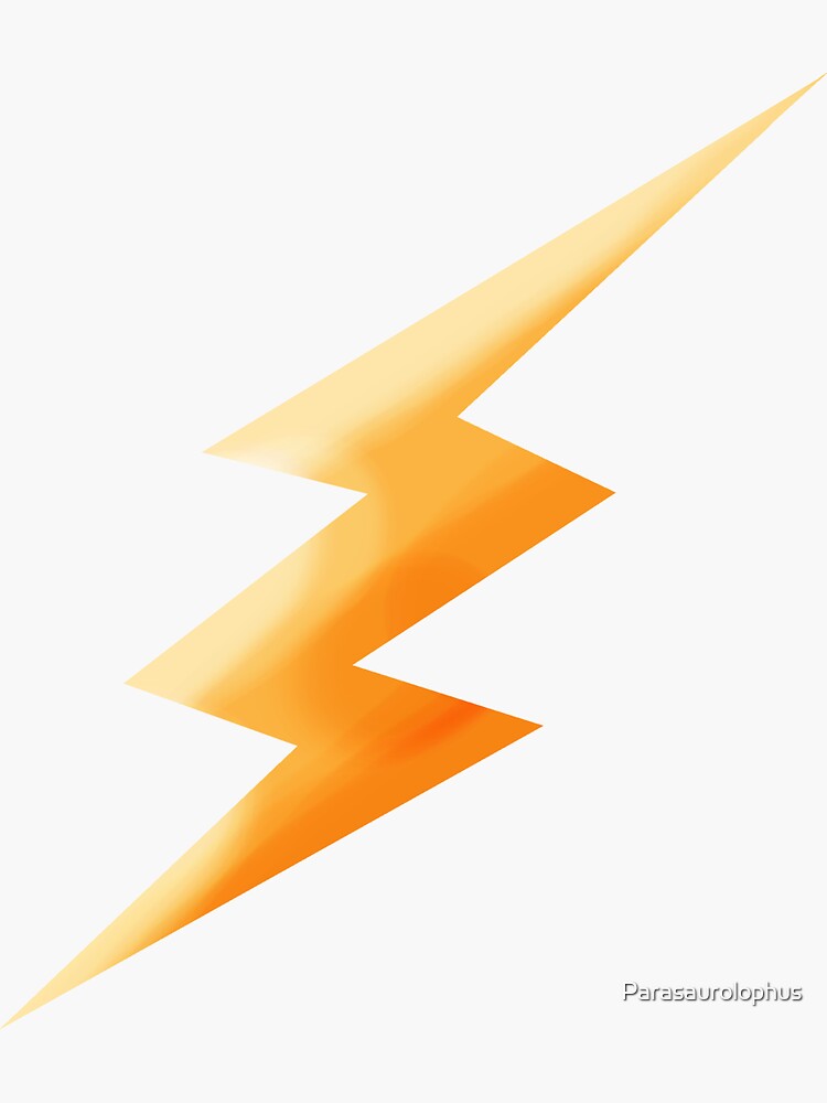 Disover Lightning Bolt Sticker