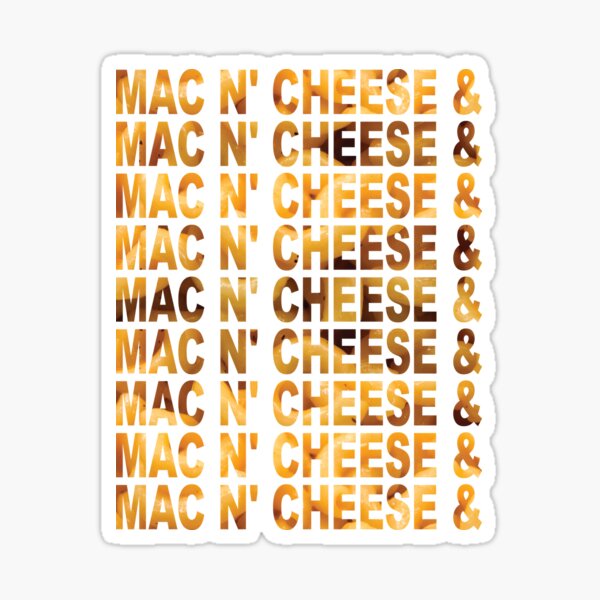 Mac And Cheese Stickers Redbubble - mac n cheese roblox decal