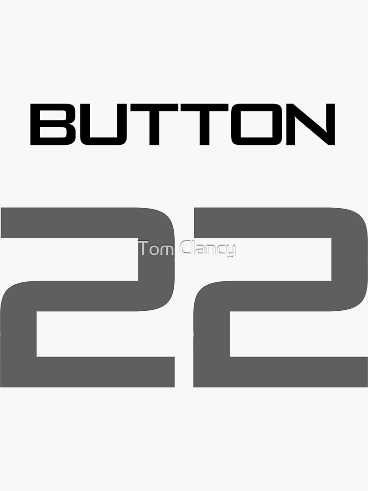 "Button 22" Sticker by RetroLink | Redbubble