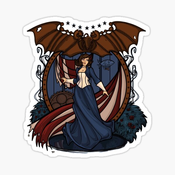 Elizabeth Nouveau Sticker