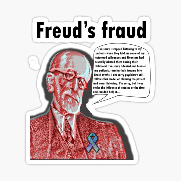 Freud's fraud Sticker