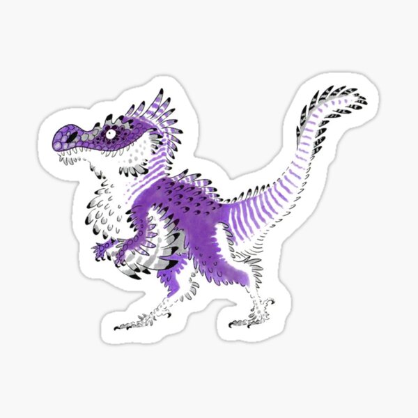 Item preview, Asexual Pride Dinosaur designed and sold by Zagreus.