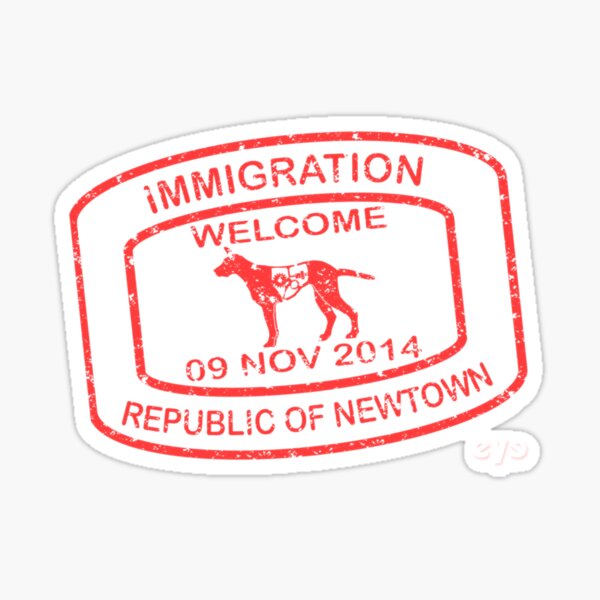 Republic of Newtown - 2014: Red Sticker