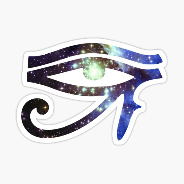 Kid Cudi Galaxy [Blue] | Eye of Ra [Eye of Horus] Sticker