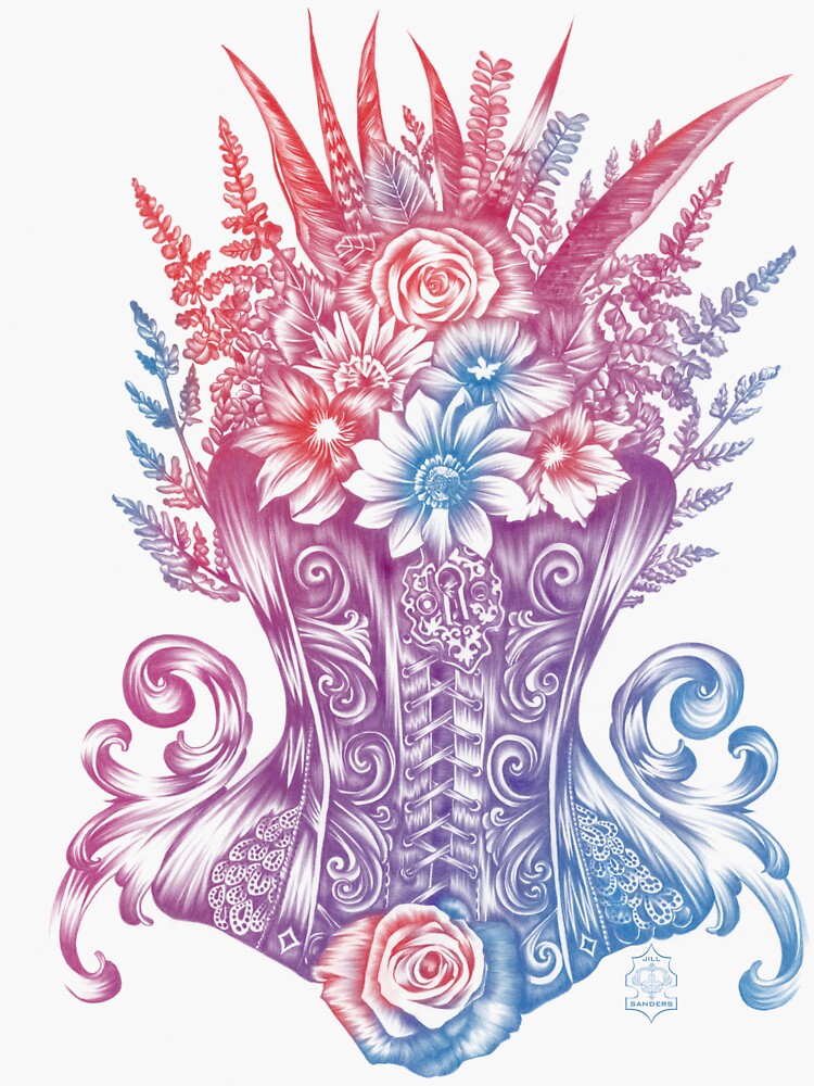 Corset Garden by jillsandersart