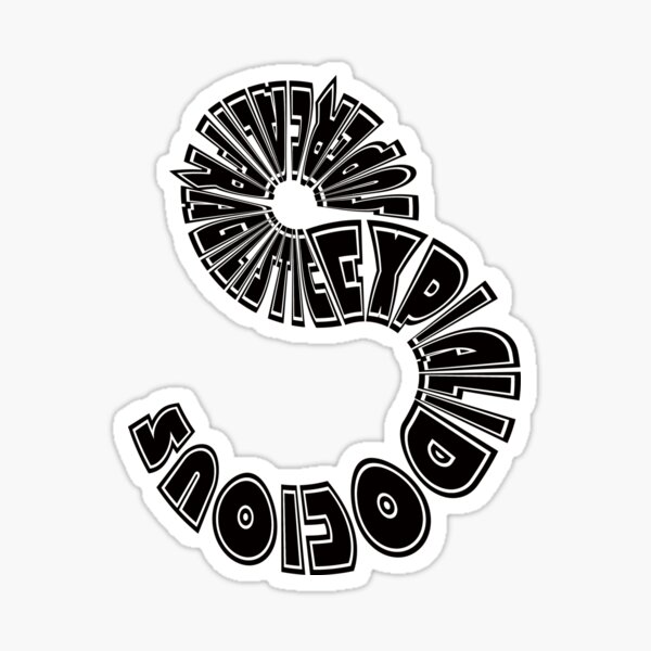 "Mary Poppins - supercalifragilisticexpialidocious" Sticker by scatman