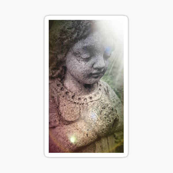 Praying Beauty in Boothbay Sticker