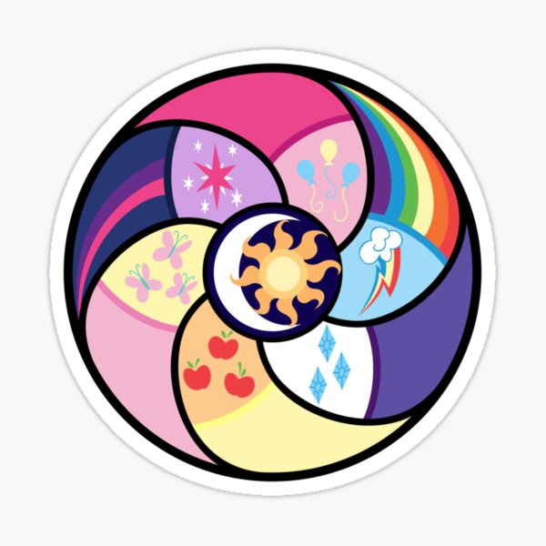 My little Pony - friendship circle Sticker